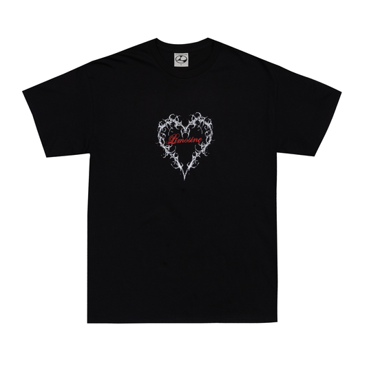 Limosine - Heart Black Tshirt