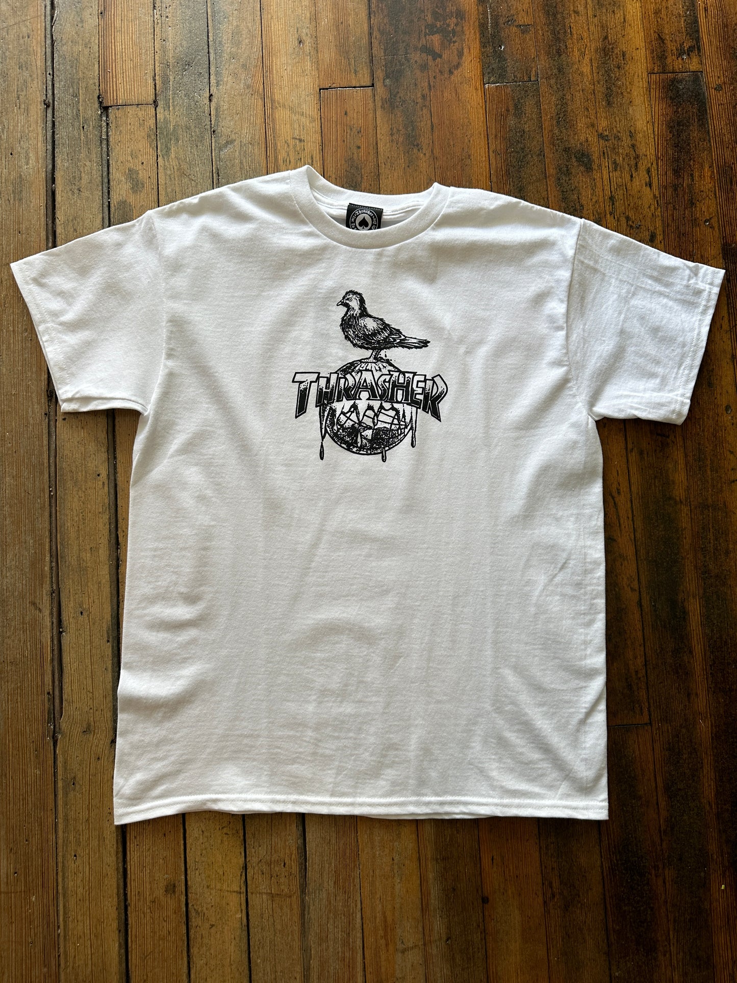 Thrasher - Antihero Cover the Earth White Tshirt