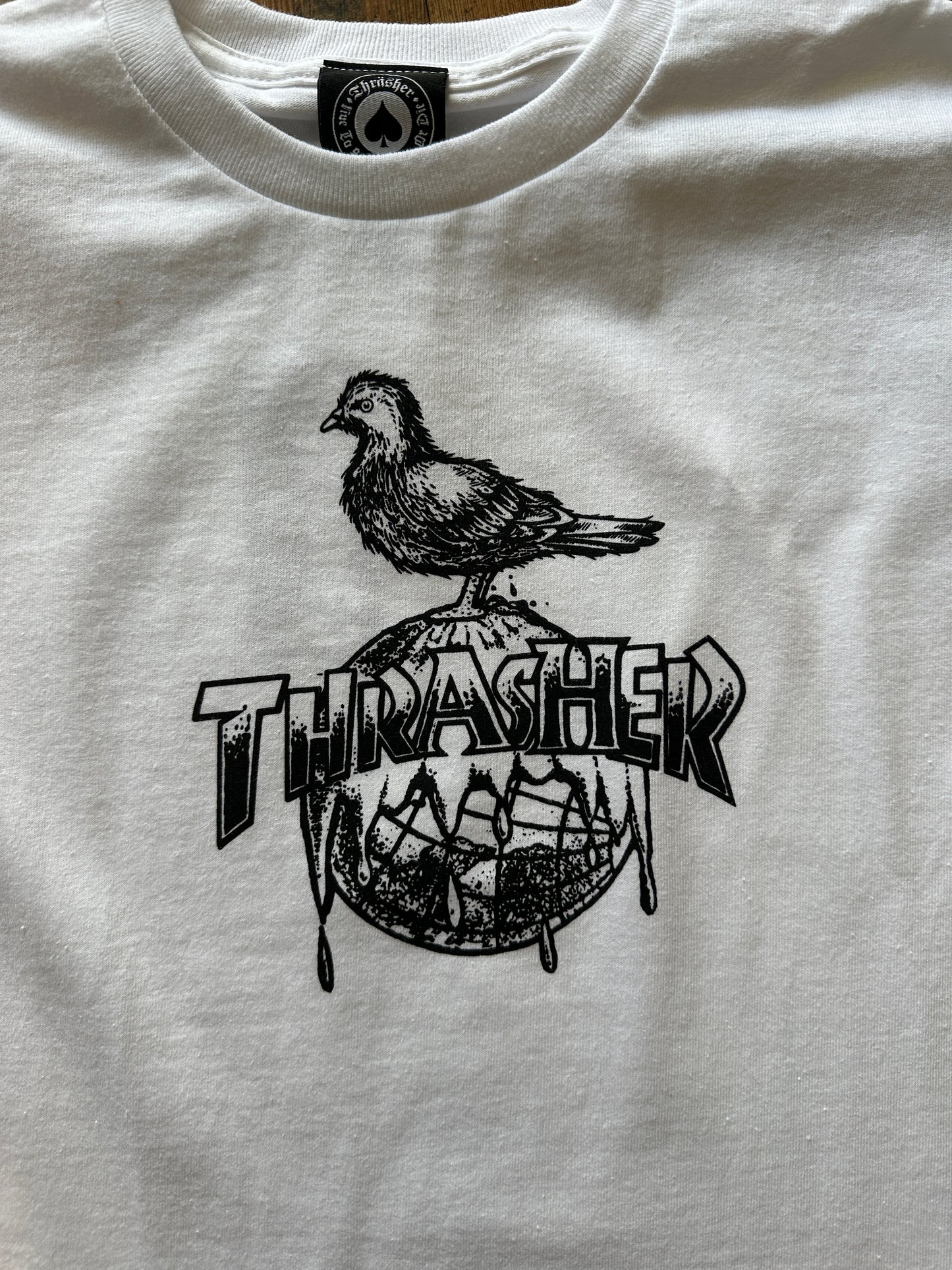 Thrasher - Antihero Cover the Earth White Tshirt