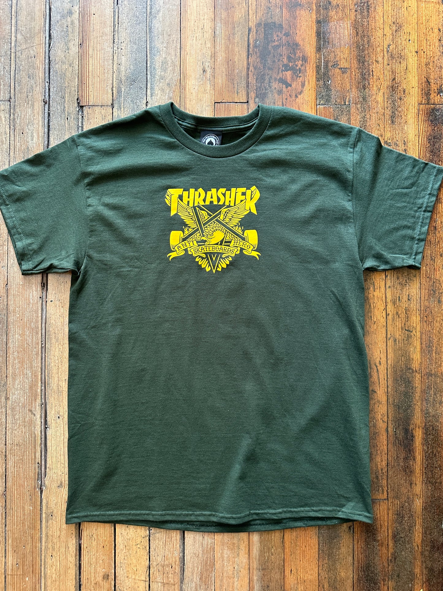 Thrasher - Antihero Eaglegram Green Tshirt