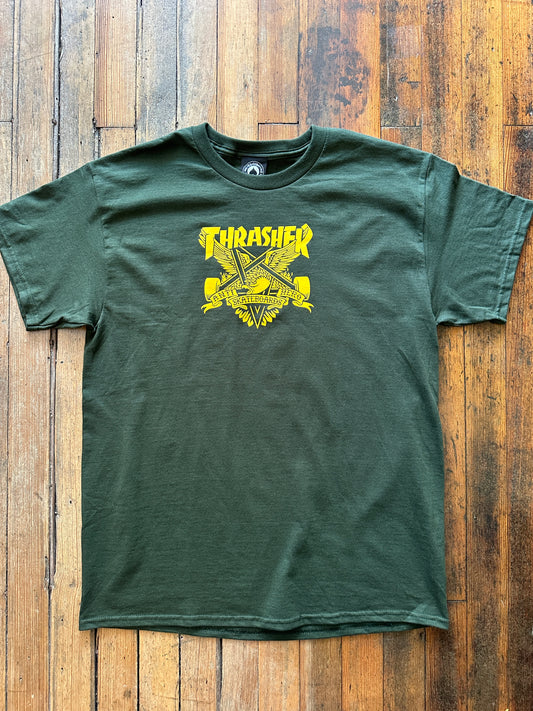 Thrasher - Antihero Eaglegram Green Tshirt
