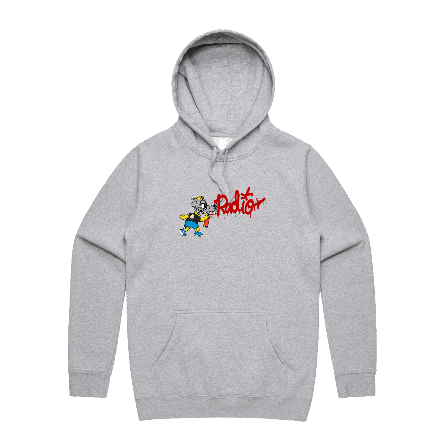 Radio - J. Strickland Bart Heather Grey Hoodie