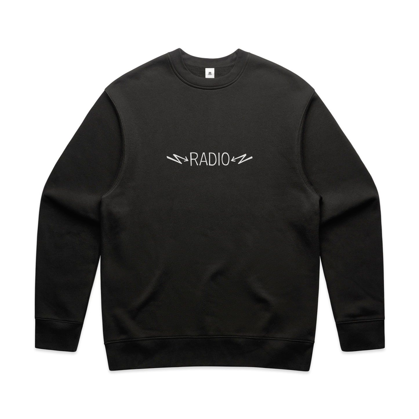 Radio - OG Logo Black Crew Neck