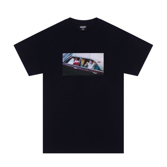 Hockey - Car Kid Black Tshirt