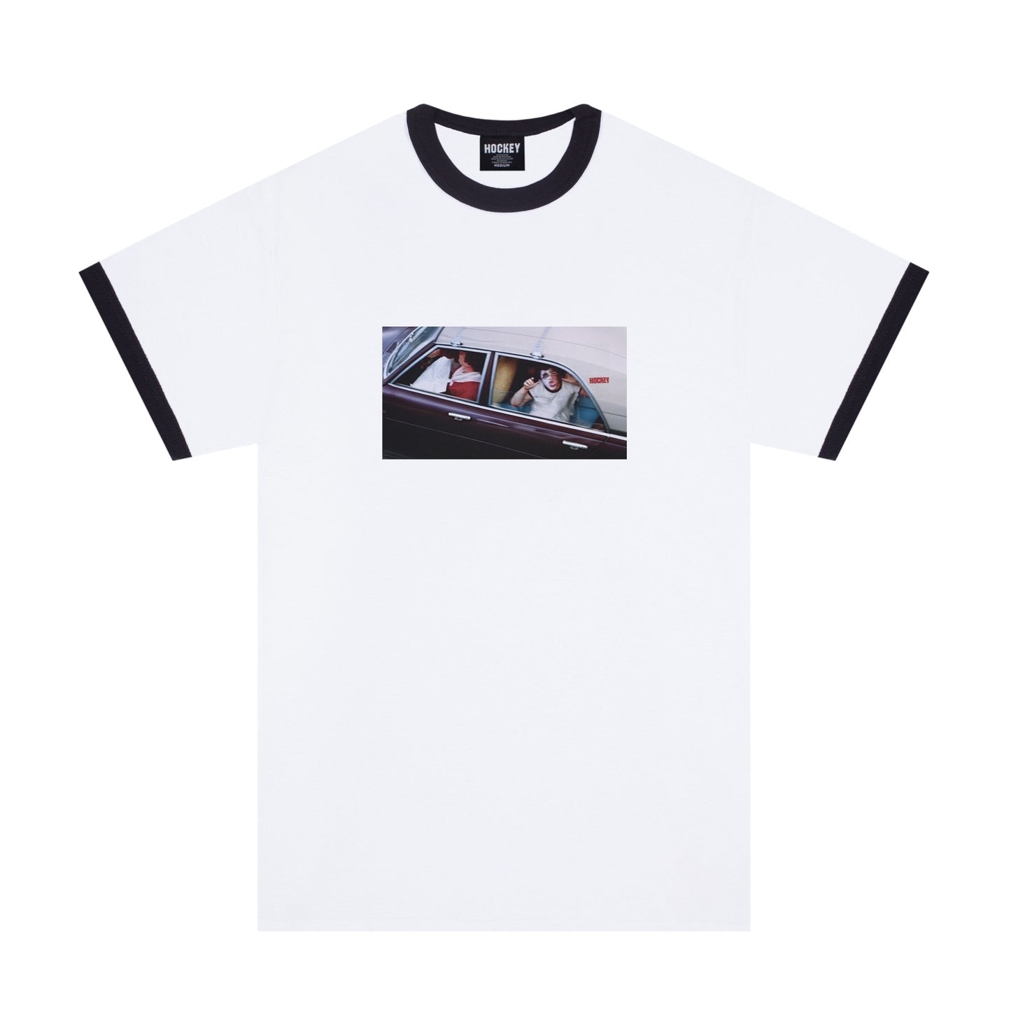 Hockey - Car Kid Ringer Tshirt