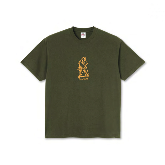 Polar Skate Co. - Evol Times Army Green Tshirt