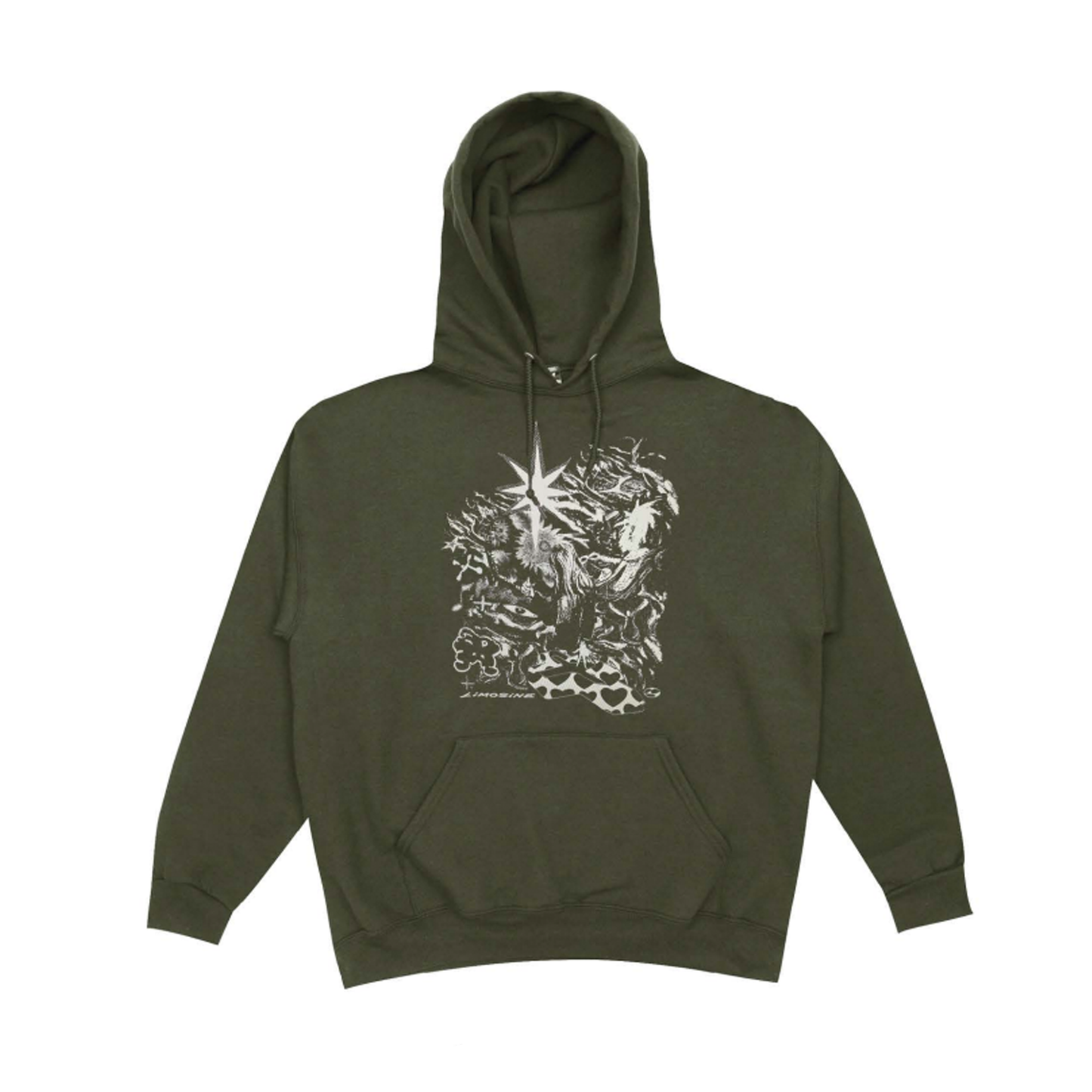 Limosine - Hail Fail Army Green Hoodie