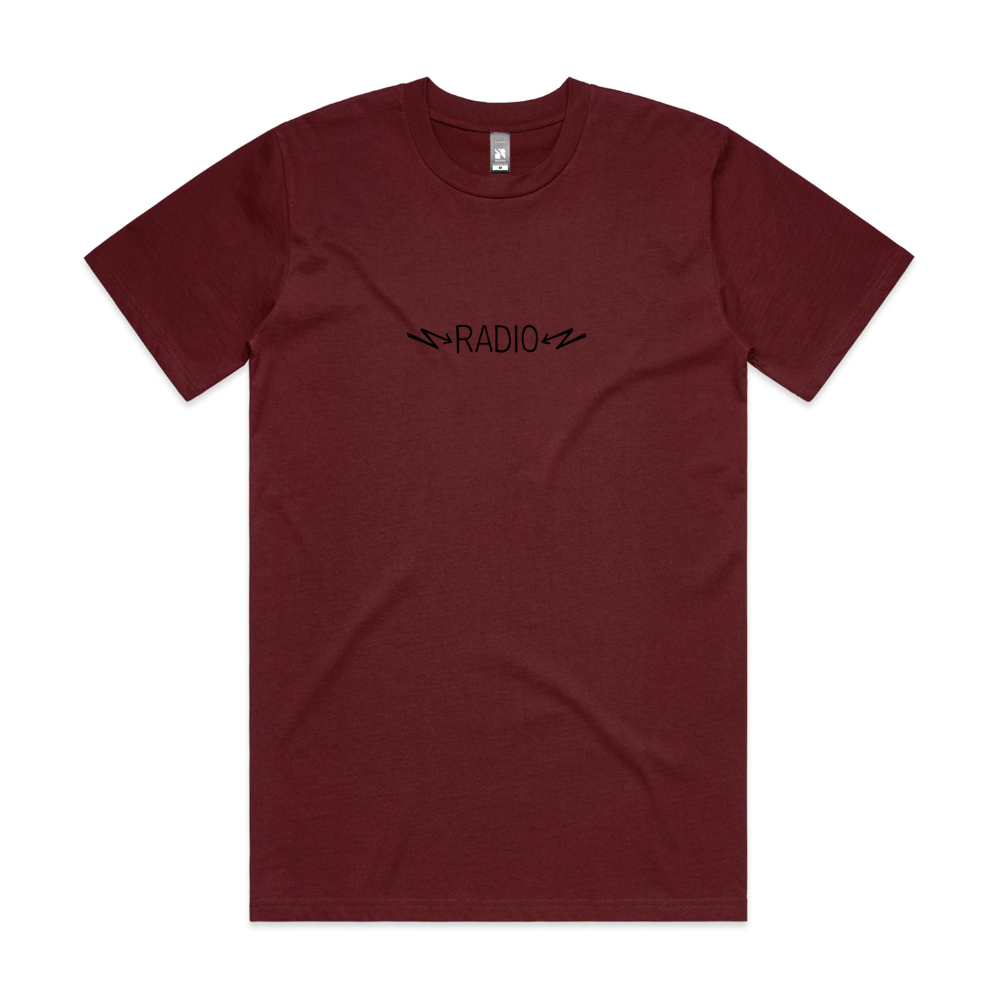 Radio - OG Logo Maroon Tshirt