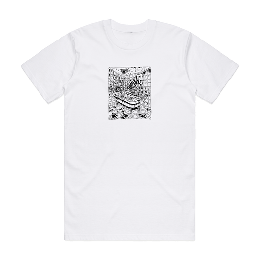 Radio - Bathtune White Tshirt