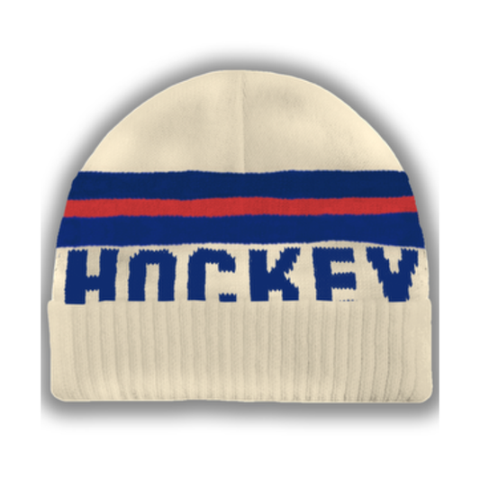 Hockey - Hockey Logo Cream Woven Beanie